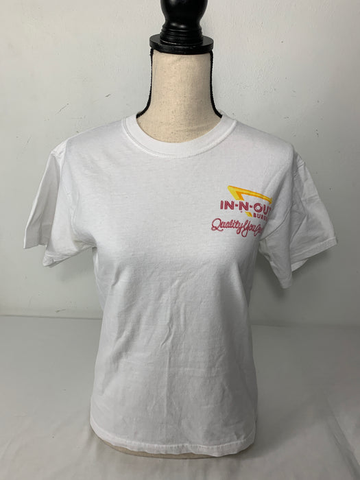 Hanes Beef In and Out Burger Shirt Gender Neutral Size Small