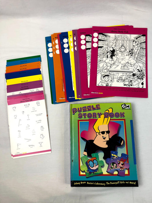 Multi-Piece Highlights Hidden Pictures Boards and Cartoon Network Puzzle Storybook Bundle