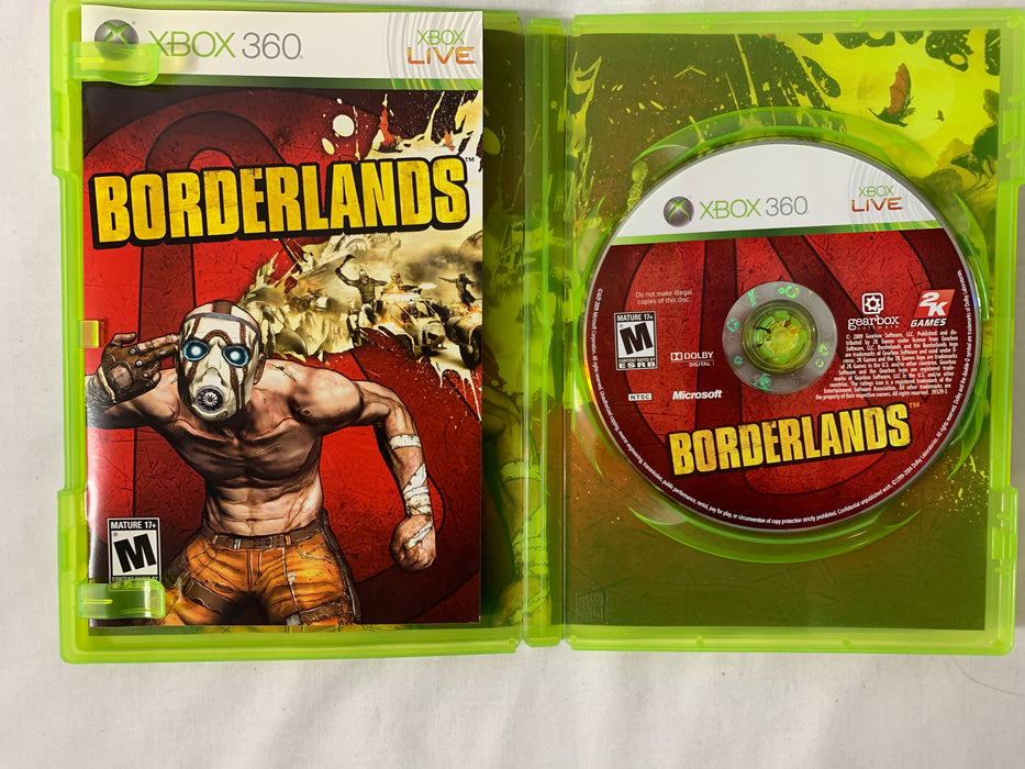 XBOX 360 Borderlands Game