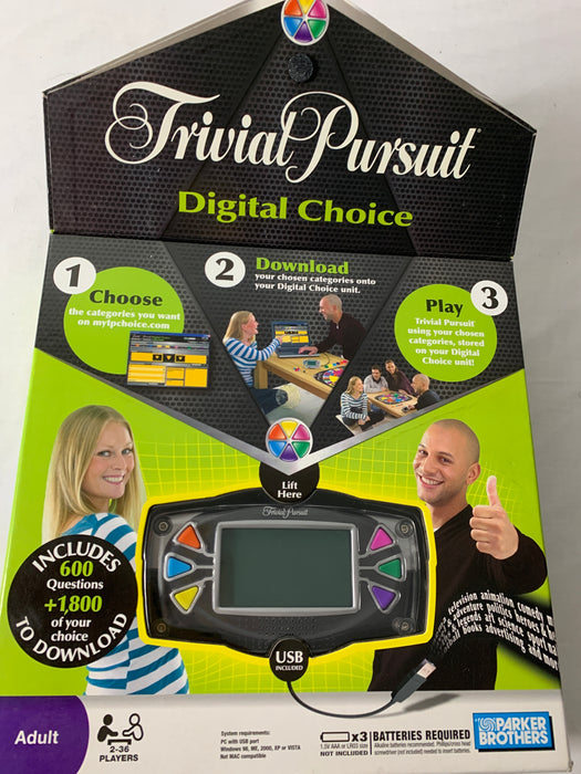 Trivia Pursuit Digital Choice Game