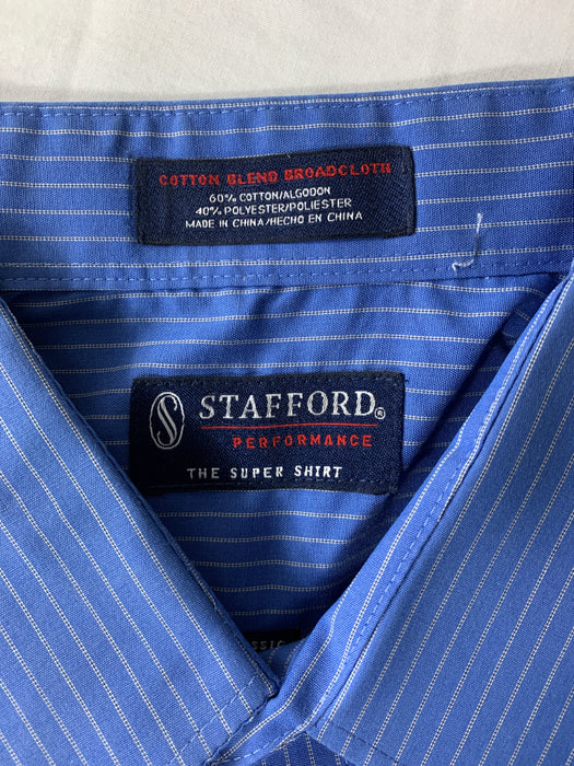 Stanford Exchange Mens Dress Shirt Size Large