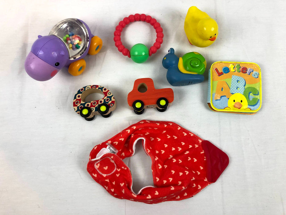 8 Piece Baby Toys and Accessories Bundle