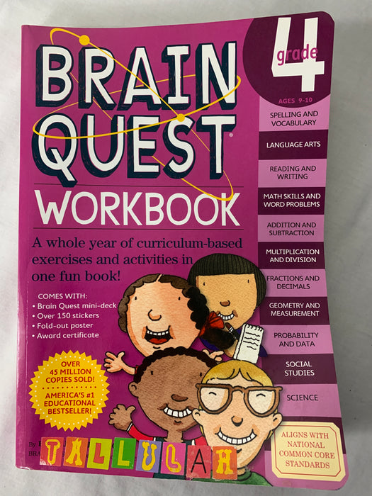 New Brain Quest Workbook Grade 4