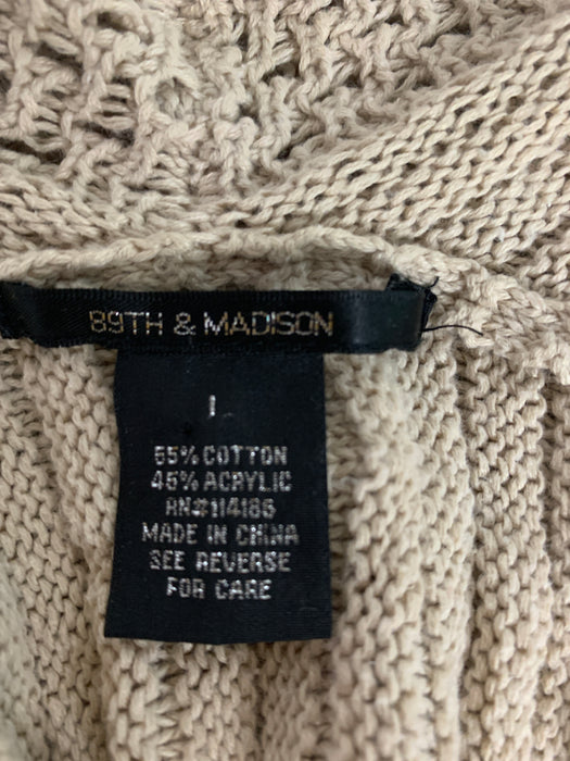 89th & Madison Sweater Cardigan Size Large