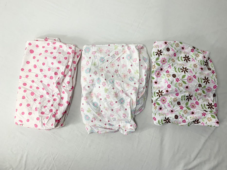 3 Girl crib/toddler Sheets