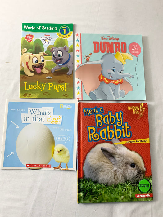 4 children book set