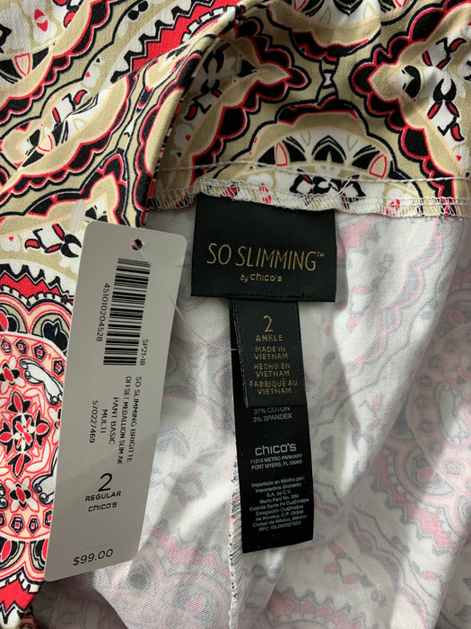 NWT So Slimming by Chico's Size 2 Pants