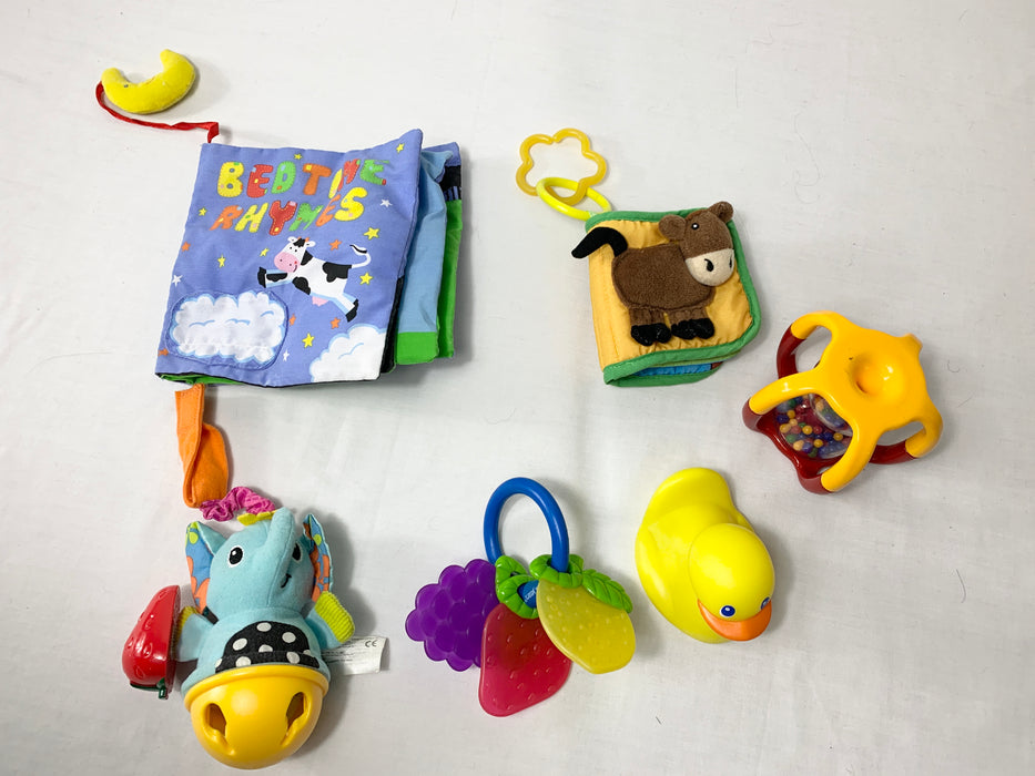 6 piece infant toy bundle