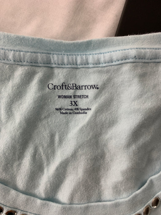 Croft&Barrow Womans Shirt Size 3x
