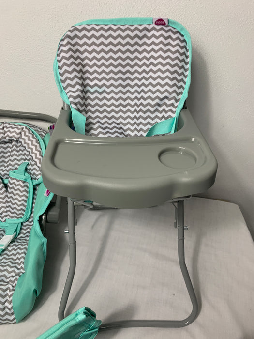 NWT Adora High Chair, Bassinet, and Car Seat