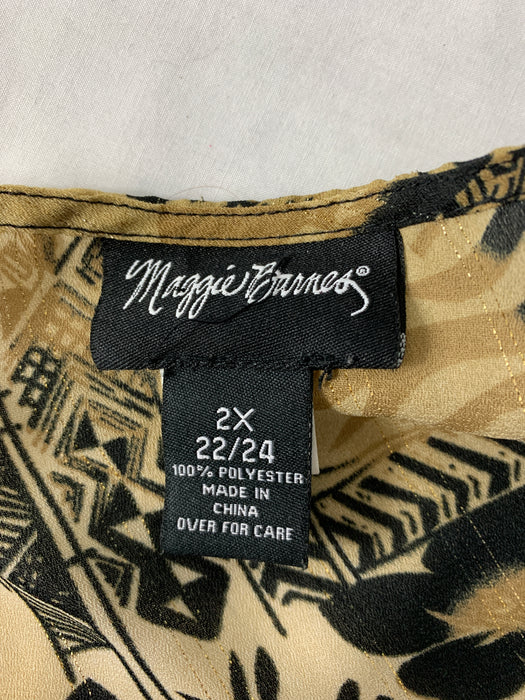 Maggie Barnes Womans Cardigan Size 2x