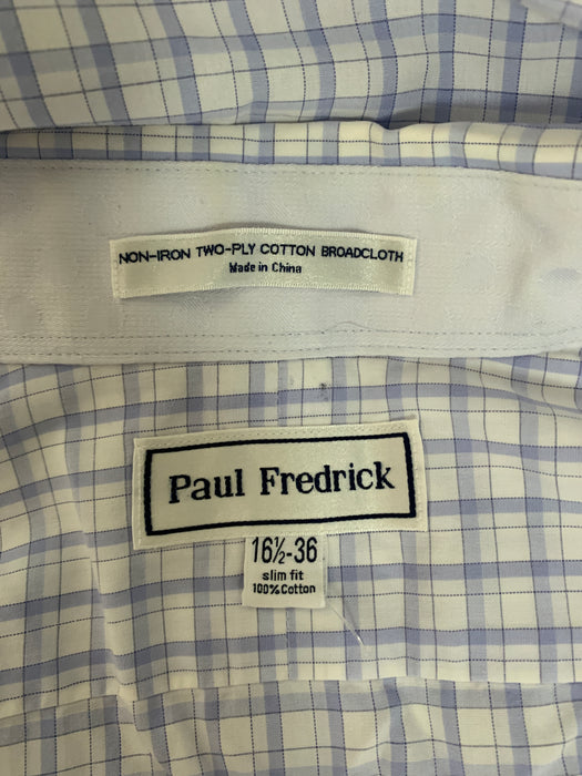 Paul Fredrick Button Down Shirt Size 16.5