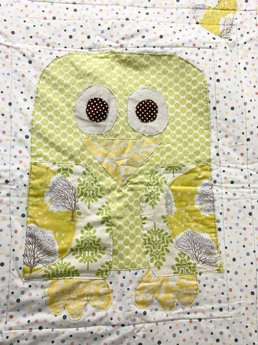 Owl Baby Crib Blanket
