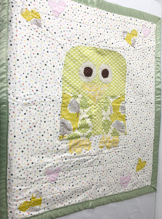 Owl Baby Crib Blanket