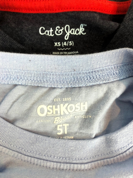 2 Piece Osh Kosh and Cat & Jack Shirt Bundle Size 5T