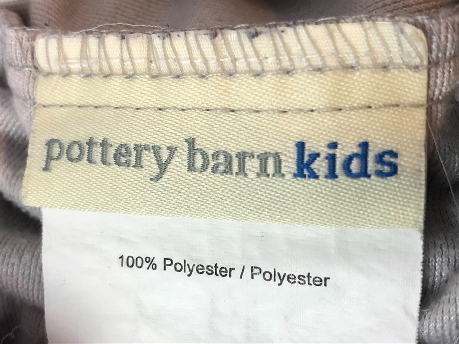 Pottery Barn Kids Grey Crib / Toddler Bed Fitted Sheet