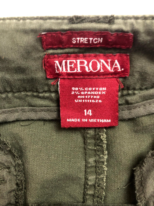 Merona Stretch Cargo Pants Size 14