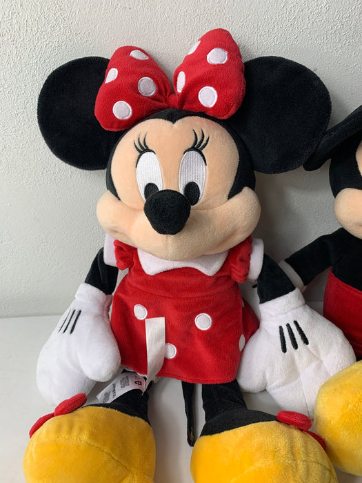 Bundle Mickey Mouse and Minnie Mouse Medium Size Stuffed Animals