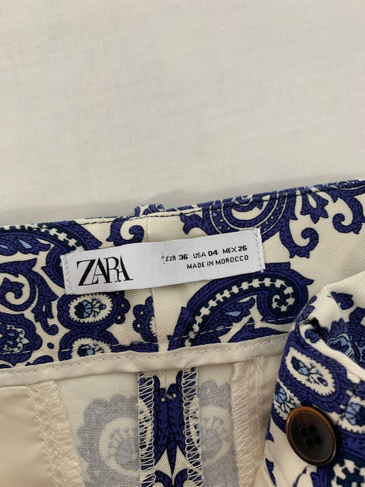 Zara Fun Designed Pants Size 4