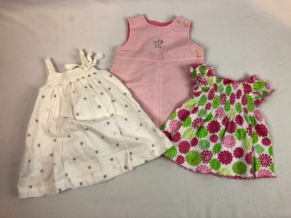 3 Piece Baby Gap and ElleMenno Dress Bundle Size 12m