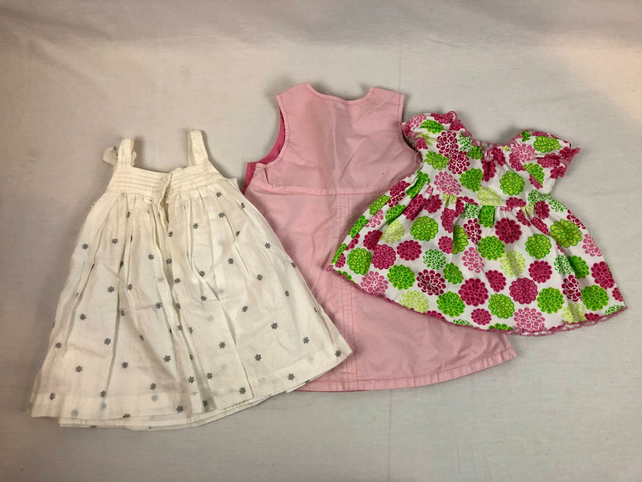 3 Piece Baby Gap and ElleMenno Dress Bundle Size 12m