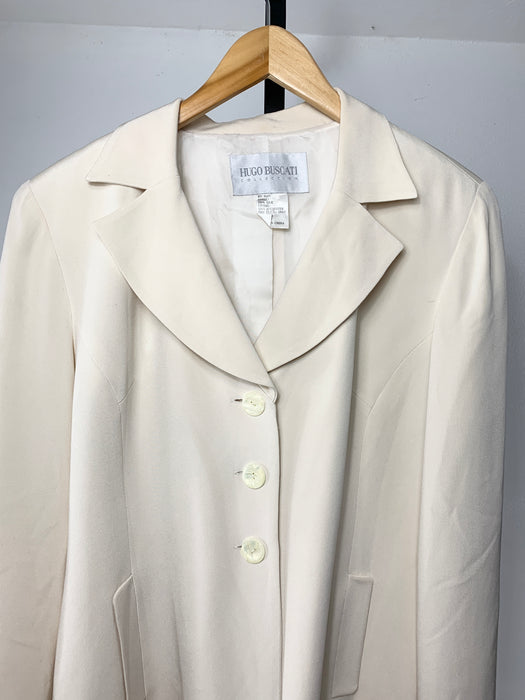 Hugo Buscati Collection Silk Jacket Size 10