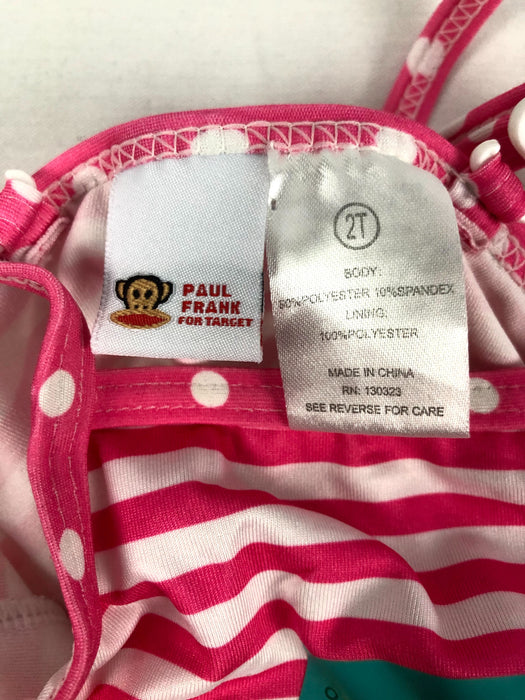 Paul Frank 2 Piece Pink Swim Suit Size 2T
