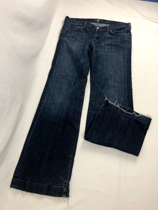 7 For All Mankind Blue Jeans Size 14