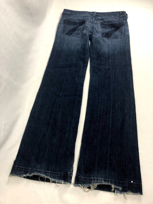 7 For All Mankind Blue Jeans Size 14