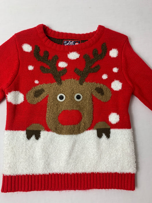 Let it Snow Reindeer Sweater Size 4/5