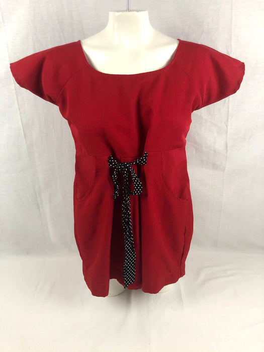 Red Hand Made Top Size S/M
