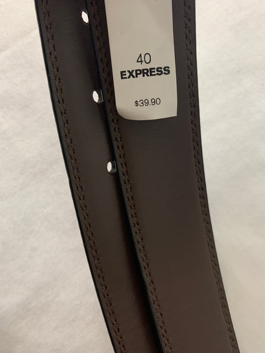 Express Mens Leather Belt Size 40