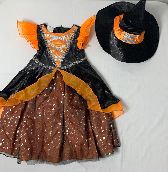 Girls Witch Halloween Costume Size 4t/5t