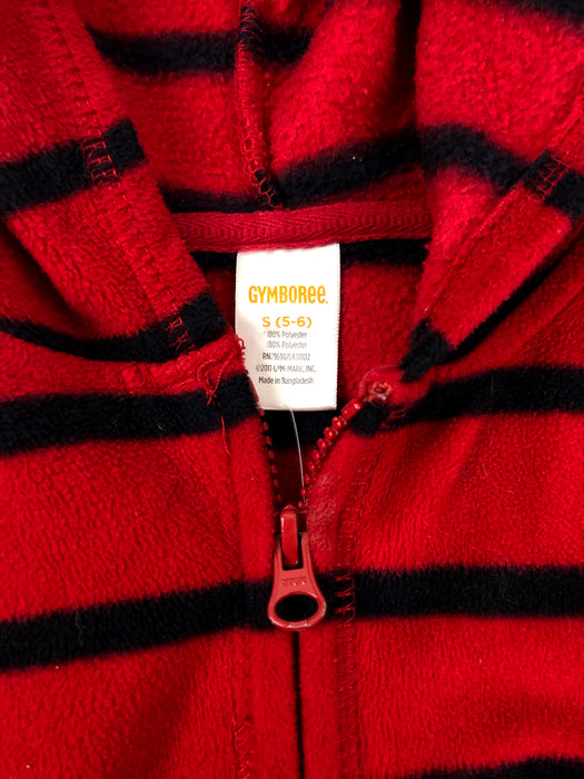 Gymboree Red Zip Hoodie Size 5/6