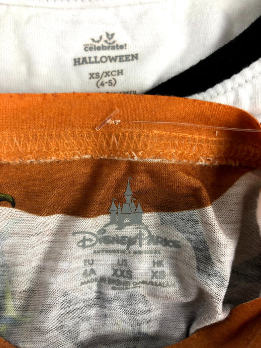 2 Piece Halloween Disney Parks Minnie Mouse and Celebrate! Mummy Shirt Bundle Size 4T