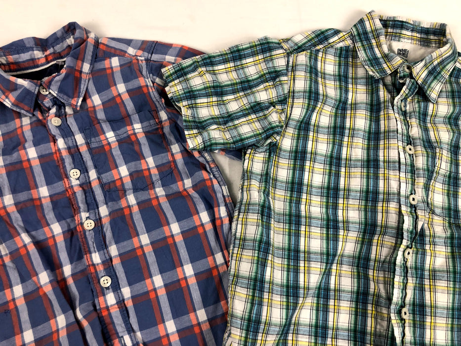 2 Piece Carter's and Faded Glory Button Down Shirt Bundle Size 6