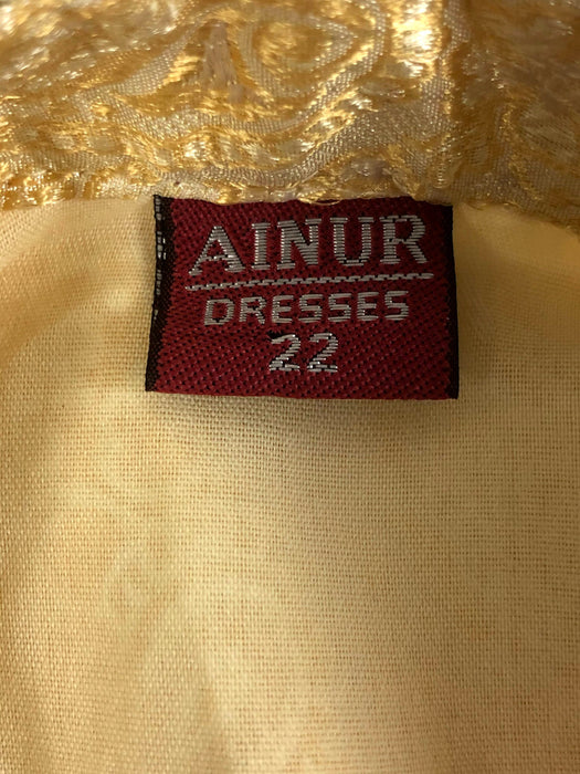 Ainur Gold Dress Jacket Size 6