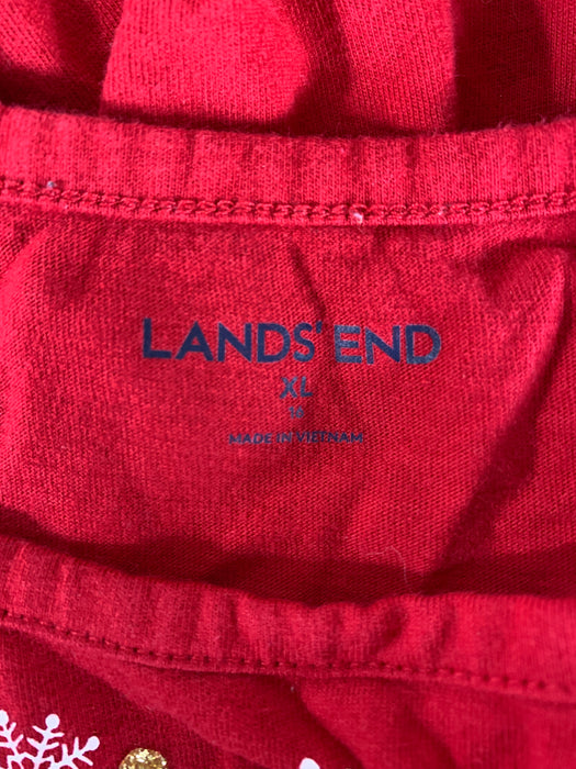 Lands' End Girls Snow/Winter Shirt Size XL