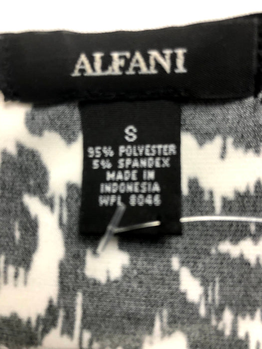 Alfani Black and White Top Size S