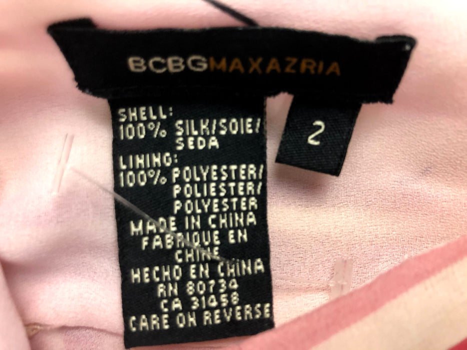BCBG Maxazria Silk Skirt Size 2