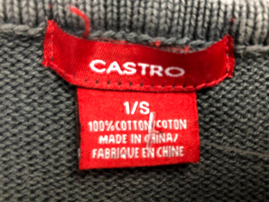 Castro Dark Grey Cotton Dress Size S
