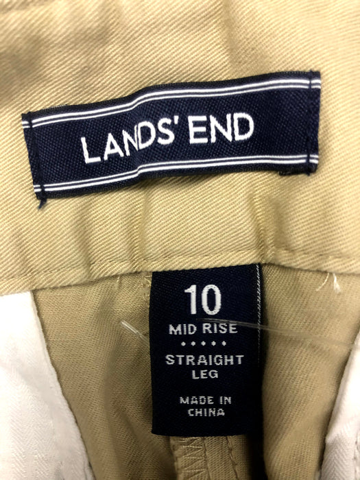 Land's End Khaki Pants Size 10