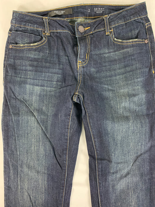 Simply Vera Wang Jeans size 2