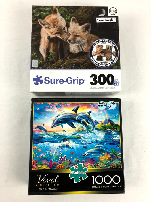 Set of 2 Animal Puzzles Bundle