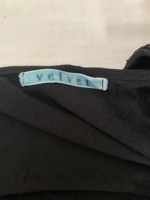 Velvet Beaded Shirt Size Large