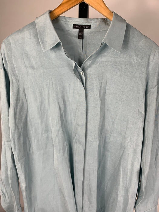 Eileen Fisher Button Up Shirt Size Small
