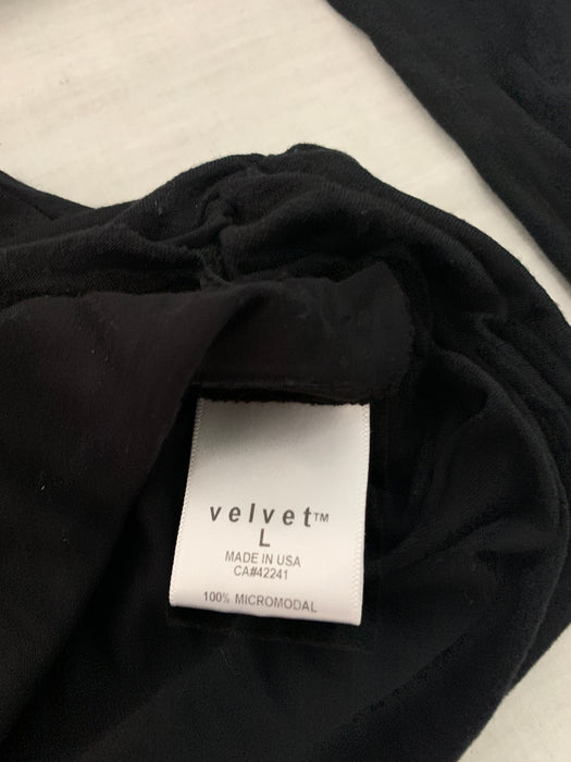Velvet Beaded Shirt Size Large