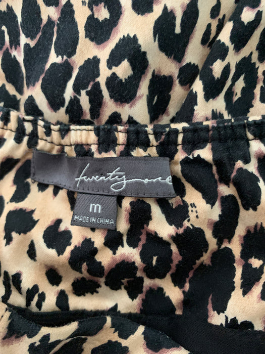 Forever 21 Cheetah Print Teen Dress Size Medium