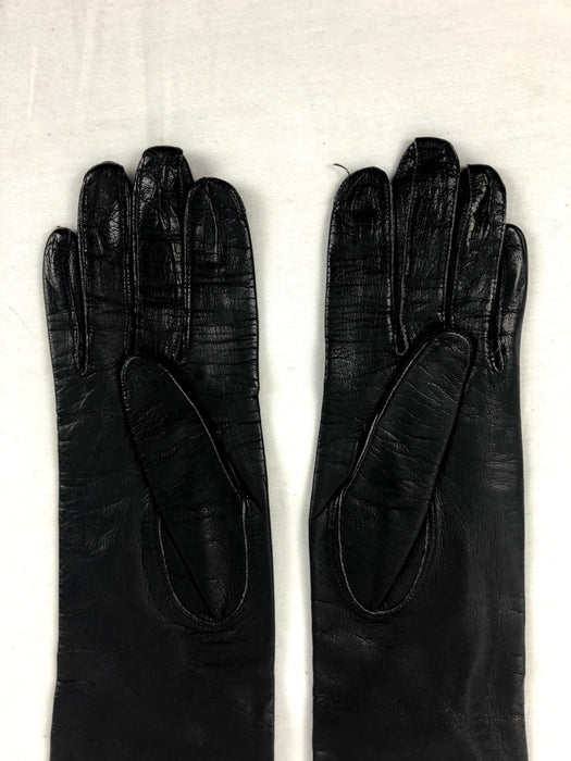 Like New Black Long Opera Gloves Size 6.5
