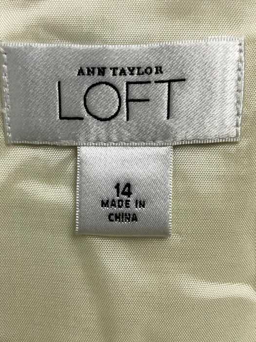 Ann Taylor Loft Cotton Dress Size 14